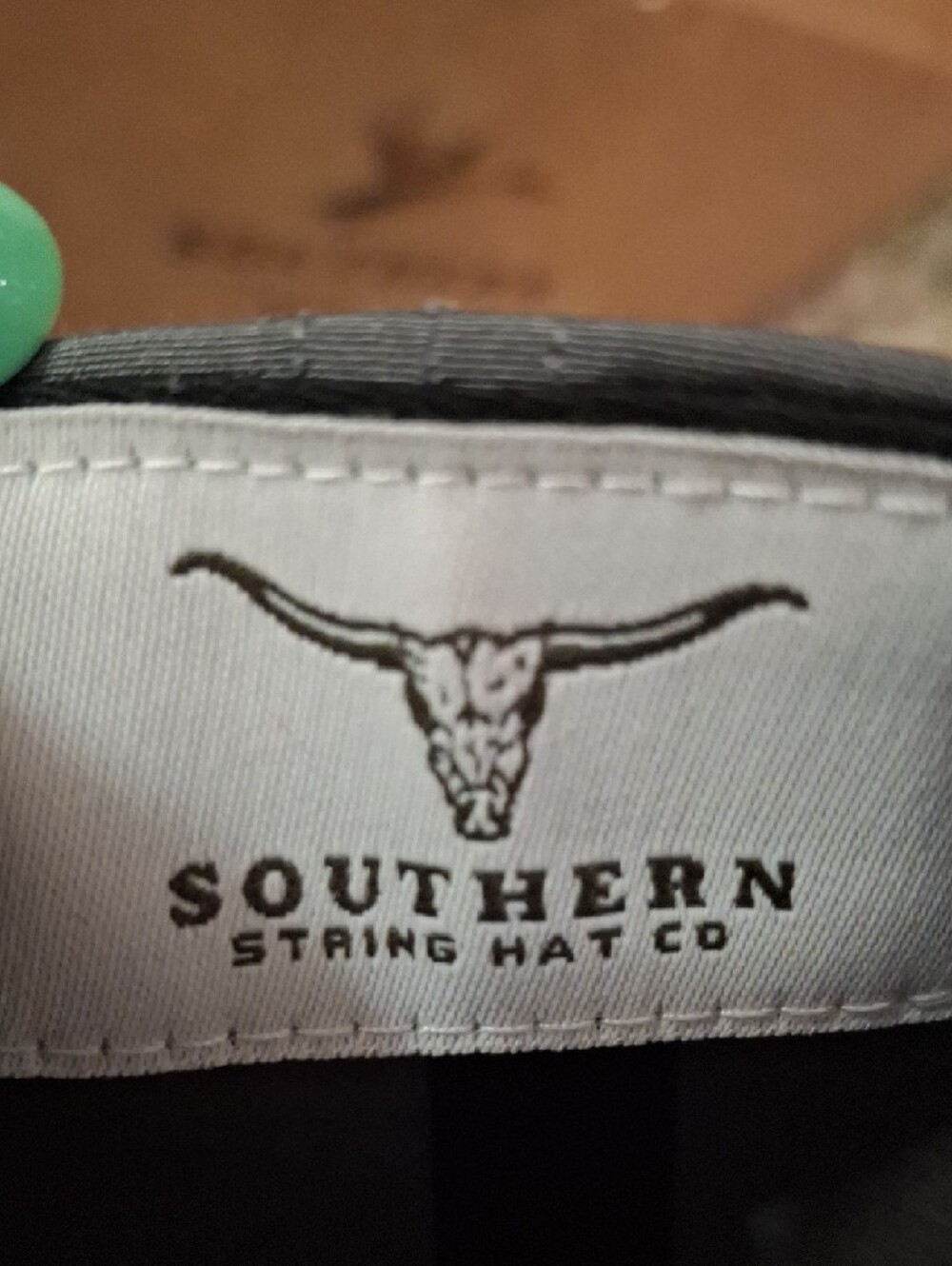 Southern String Hat Co. Gray Hat with White Rope Detail - Picture 2 of 11